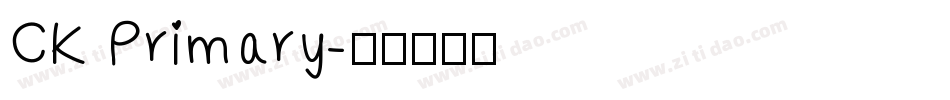 CK Primary字体转换